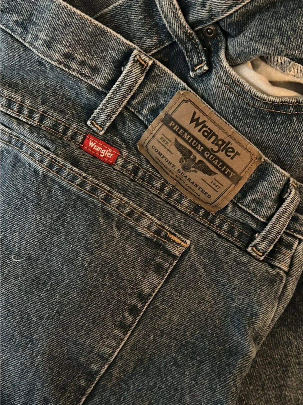 Wrangler Men’s 48x30 Blue Denim Jeans - Set of 3